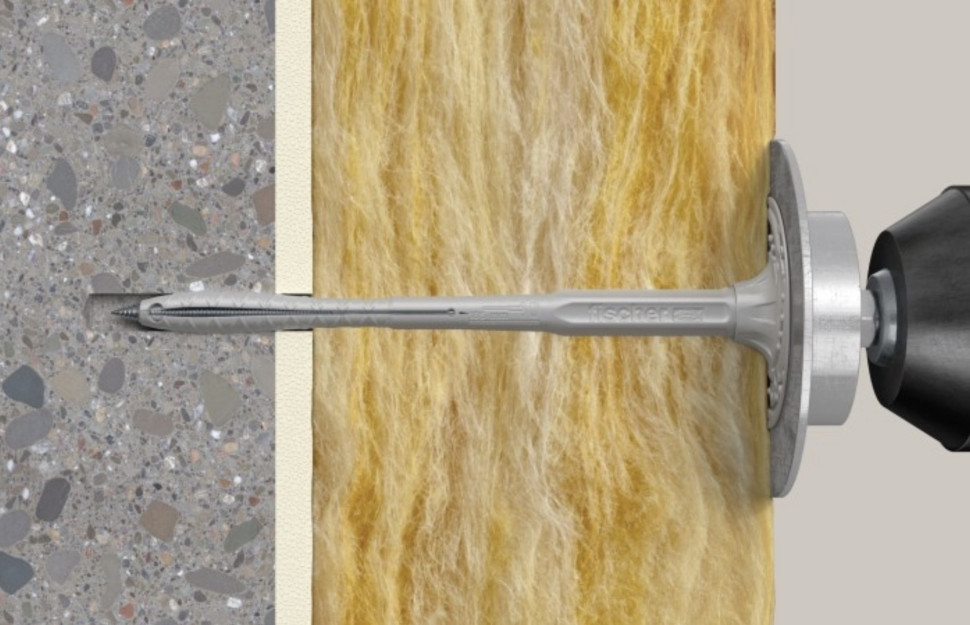 Mocowanie mechaniczne nowego wełny mineralnej