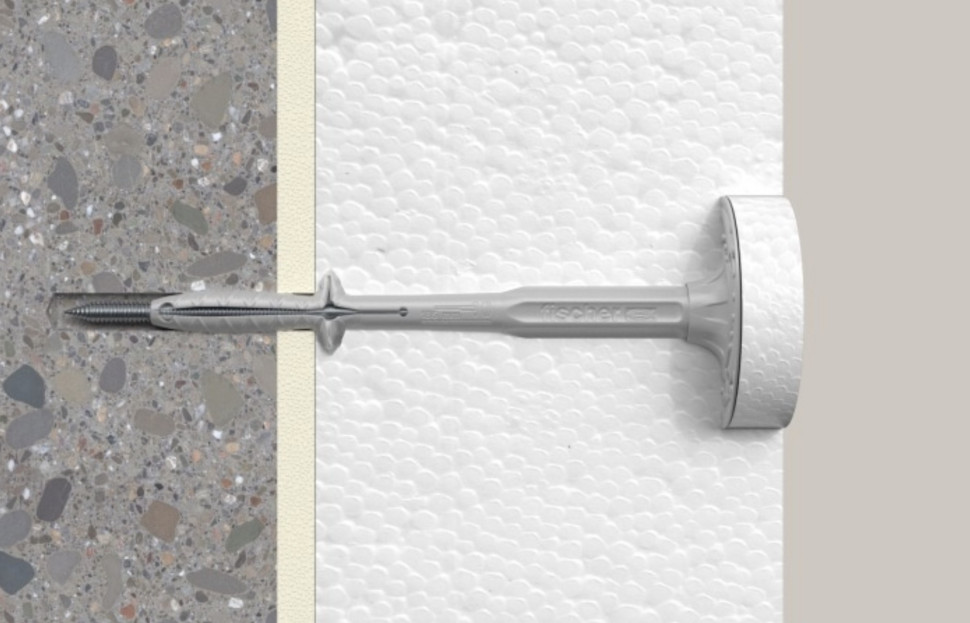 Mocowanie mechaniczne nowego wełny styropianu