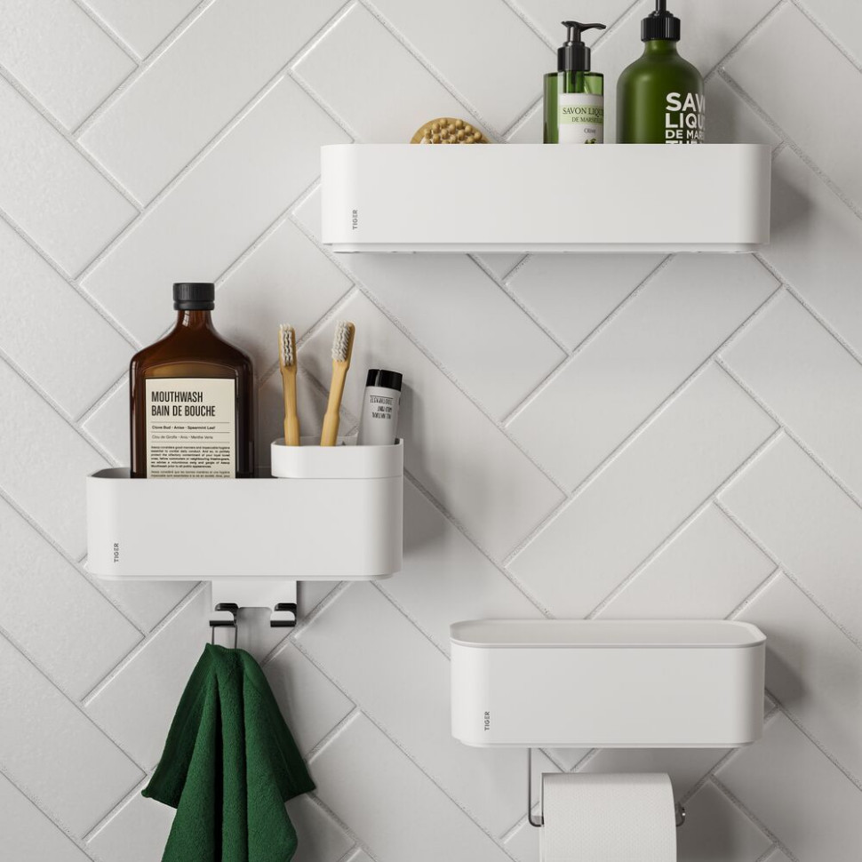 Pomysłowe półki na przybory toaletowe