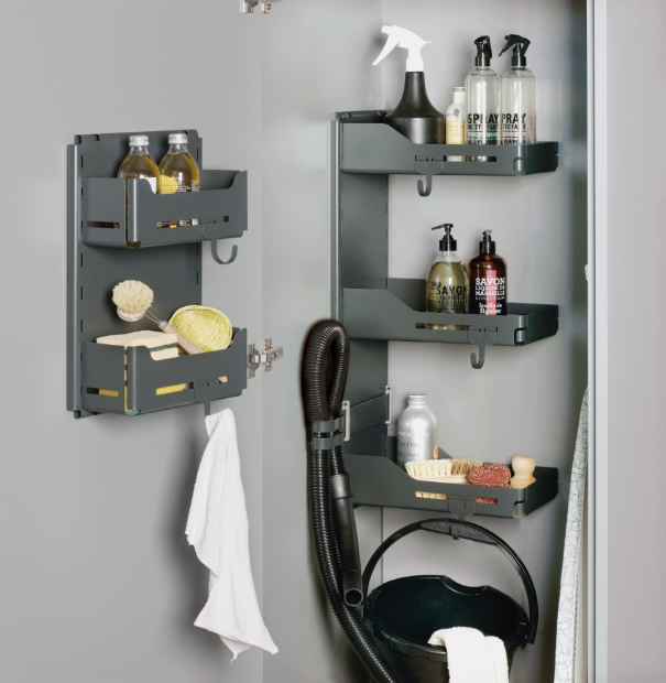 SESAM Standard to trzy metalowe półki, które zapewniają doskonałą organizację w szafce.