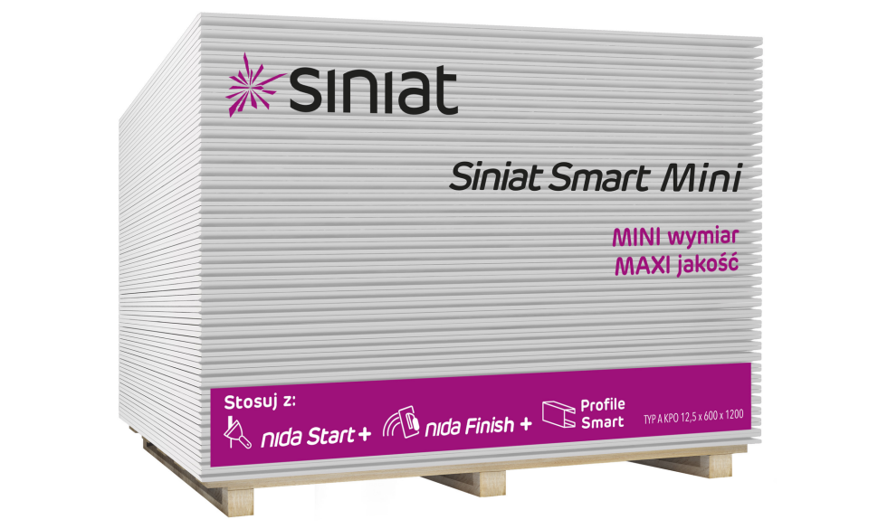 Płyty g-k Siniat Smart Mini