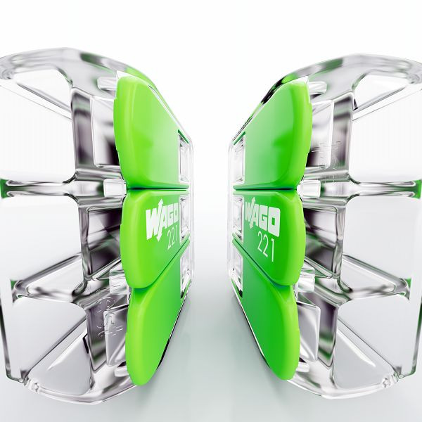 Złączka WAGO 221 w nowej, zielonej wersji