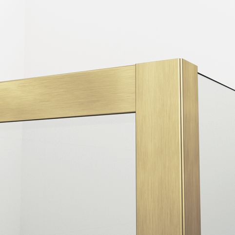 WALK-IN EASY w szczotkowanym złocie ze szkłem LINA