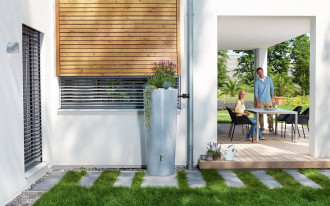 Zbiornik naziemny na deszczówkę - idealny do ogrodu!