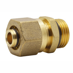 Nypel 1/2"x1/2" ze złączką zaciskową 16x2 mm