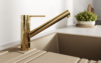 Złota kuchnia? Jak urządzić eleganckie i przytulne wnętrze?