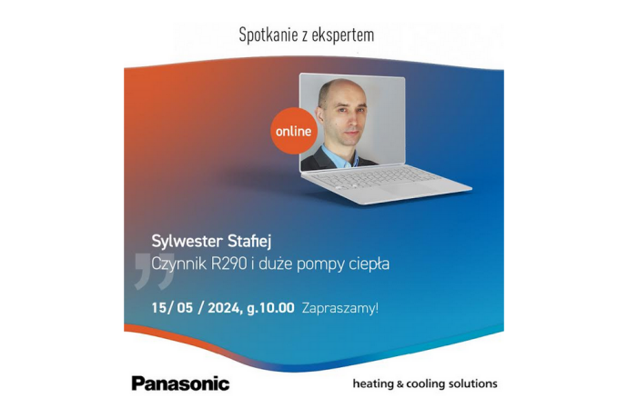 Panasonic zaprasza na webinarium na temat czynnika R290 i dużych pomp ciepła