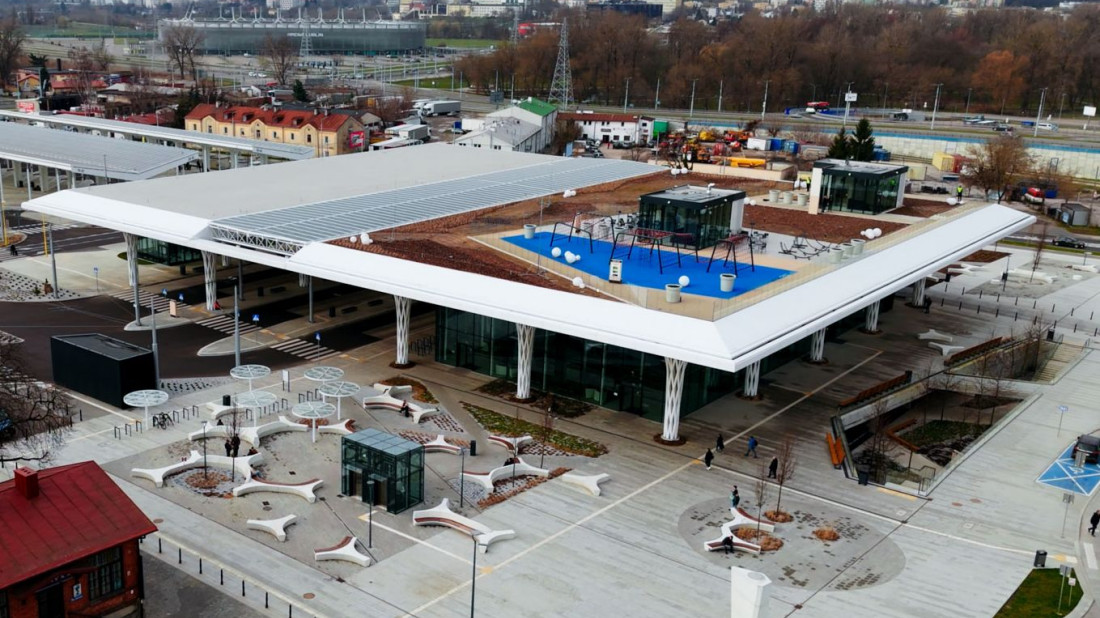 Niskoemisyjny szklany dworzec PKS w Lublinie