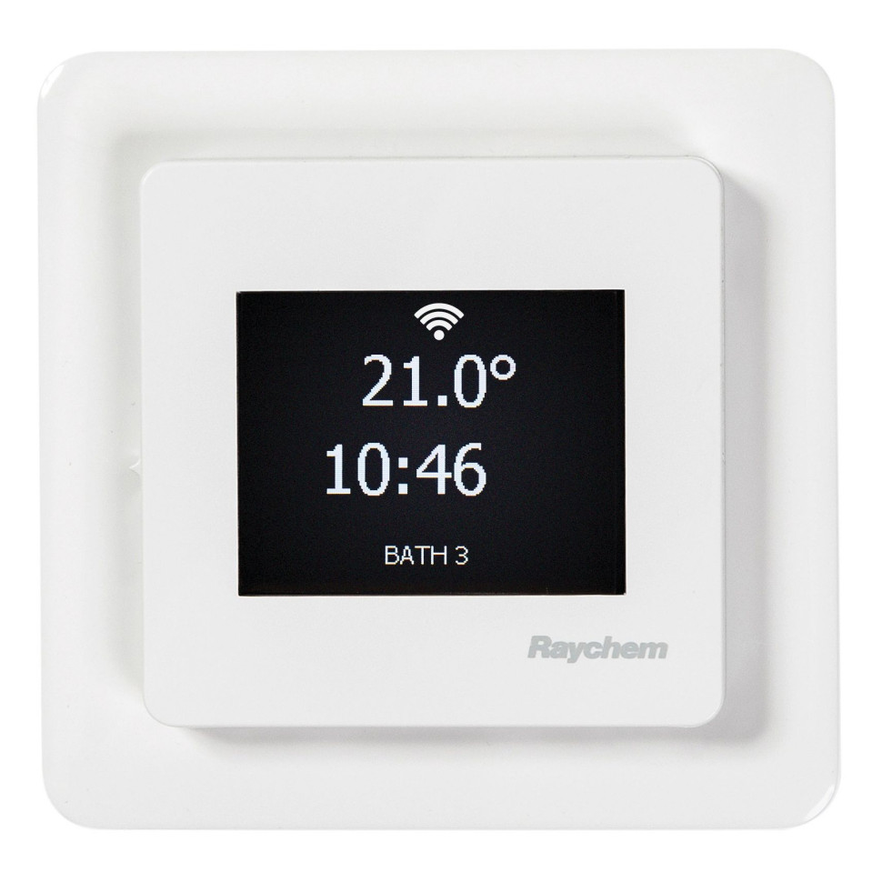 Inteligentny sterownik elektrycznego ogrzewania podłogowego zarządzany przez aplikację (biały)