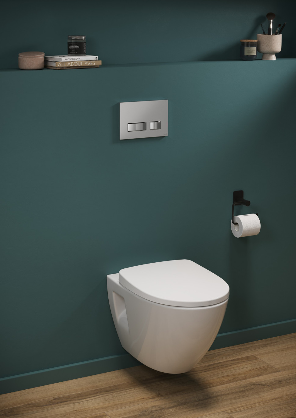 Dwudzielne przyciski spłukujące marki Cersanit to elegancki dodatek do wyposażenia łazienki oraz sposób na oszczędność wody.