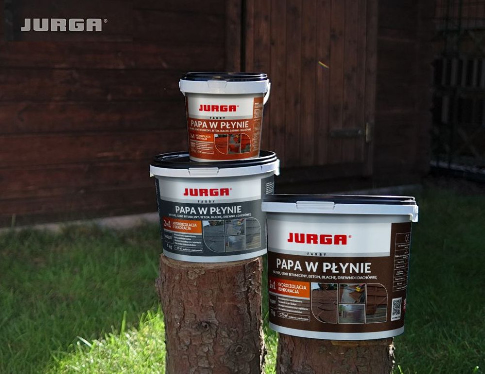 Pojemniki z papą w płynie JURGA