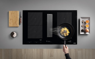 Okap wbudowany w płytę indukcyjną - kuchenny must-have