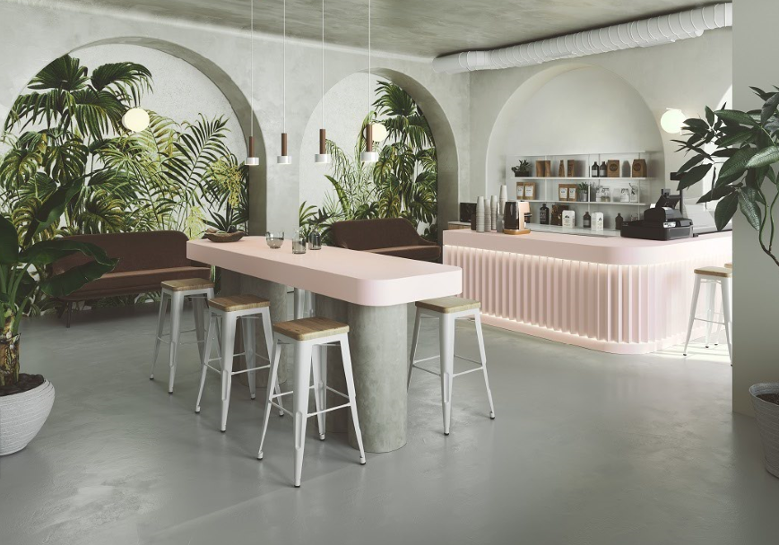 Kompozyty KRION znajdują zastosowanie w różnorodnych wnętrzach