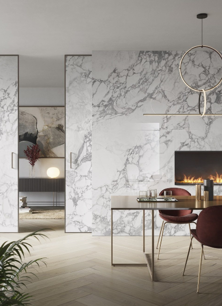 Oferta paneli obejmuje: 4 serie dekorów i 9 wzorów w kilku odcieniach.