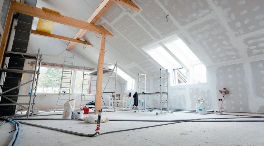 Ocieplone skosy wykańcza się z reguły płytami g-k