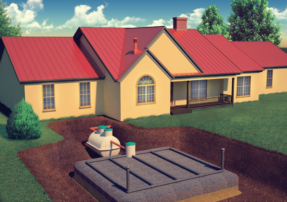 Oczyszczalnia z drenażem