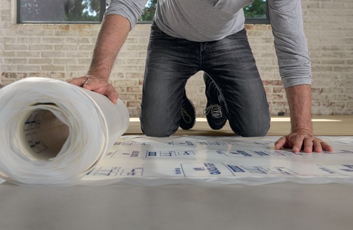 Podkład pod panele lub deski warstwowe