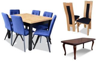 Drewniane stoły i krzesła do jadalni - Sprawdź ofertę FilMeble.pl