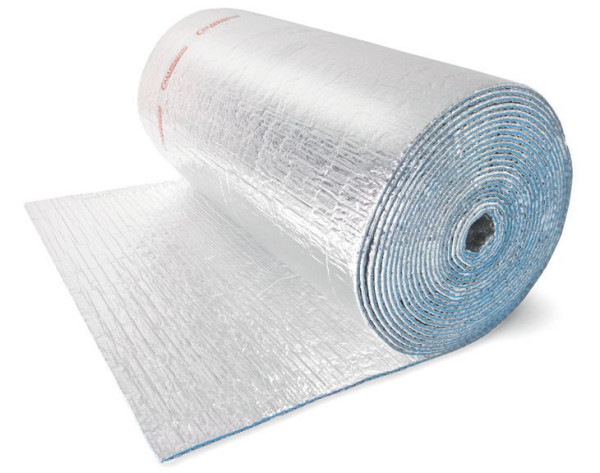 Izolacja refleksyjna składa się z kilku warstw metalizowanej folii, rozdzielonych warstwami pianki