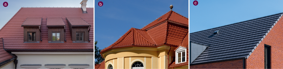 Dachówki ceramiczne w 3 wersjach