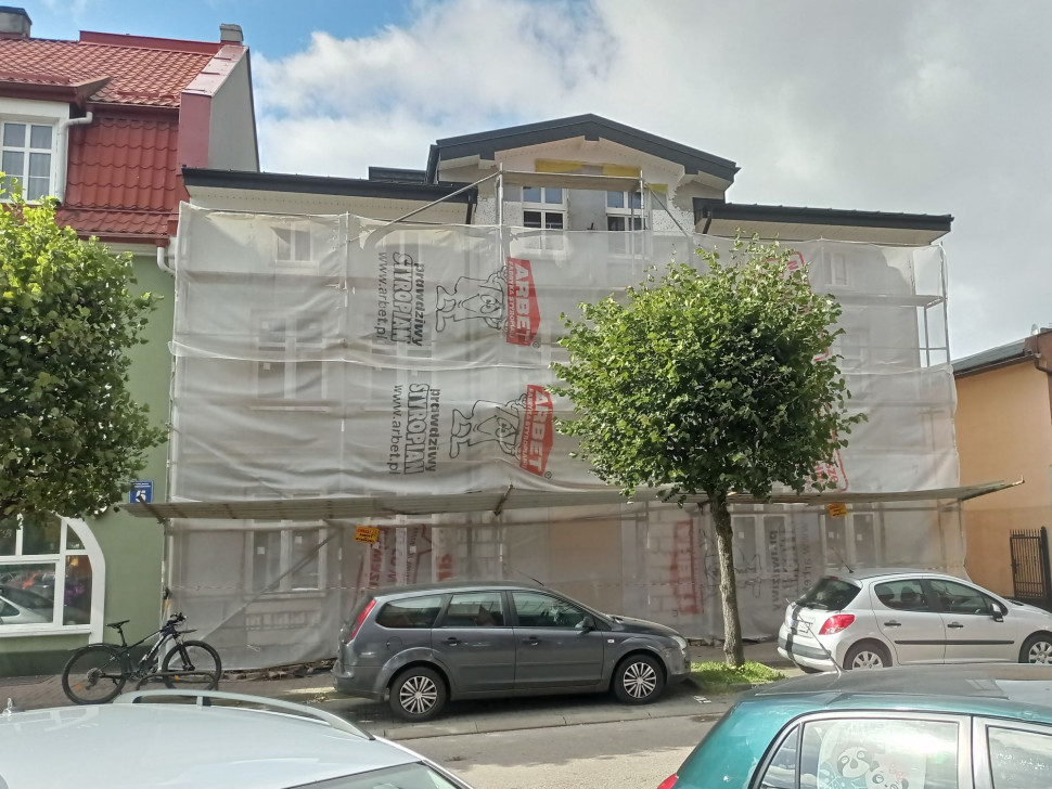 Siatka chroniąca ocieplenie z płyt styropianowych ARBET