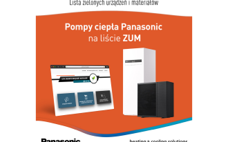Pompy ciepła Panasonic już dostępne na liście ZUM