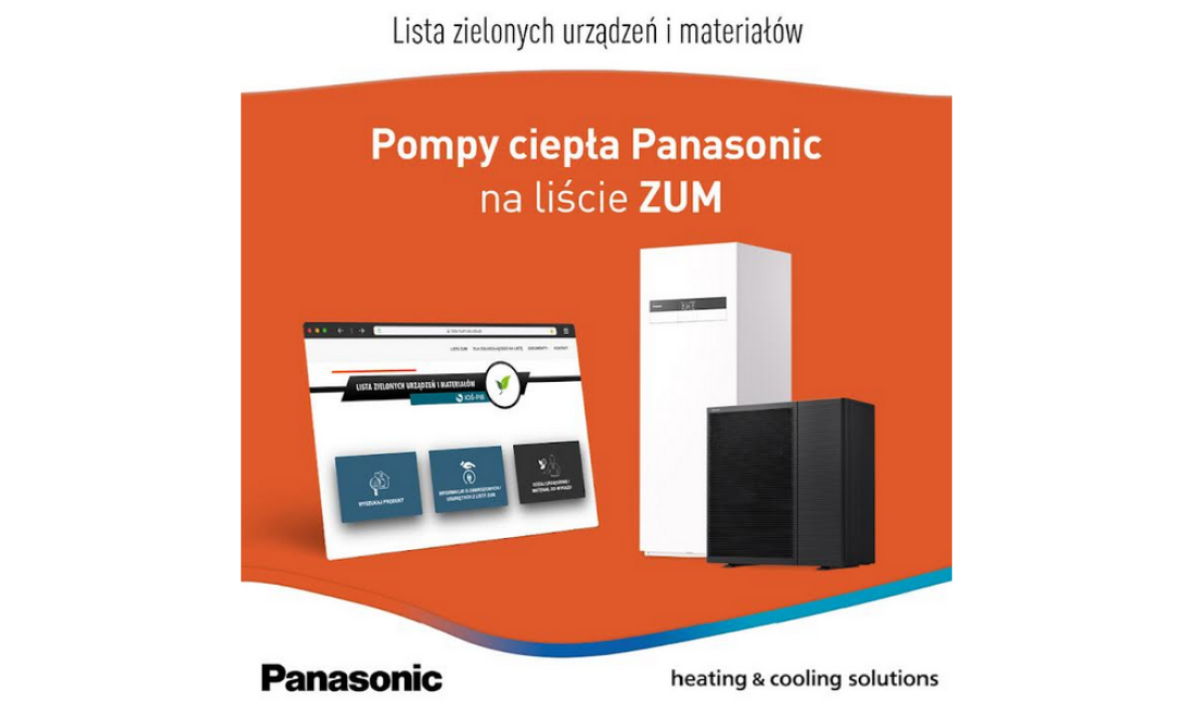 Czyste Powietrze: Pompy ciepła Panasonic już na liście ZUM!
