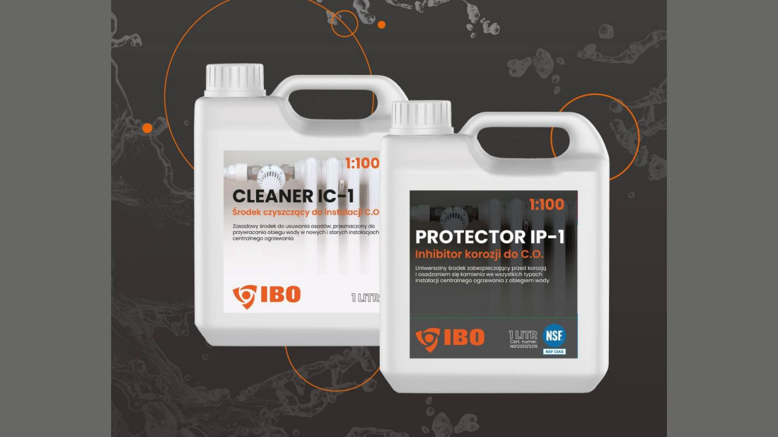 Chemia do czyszczenia i ochrony systemu centralnego ogrzewania - IBO Cleaner IC-1 i Protector IP-1