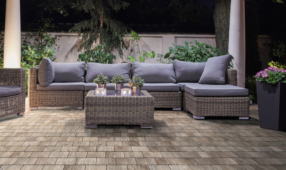 kostka betonowa na tarasie