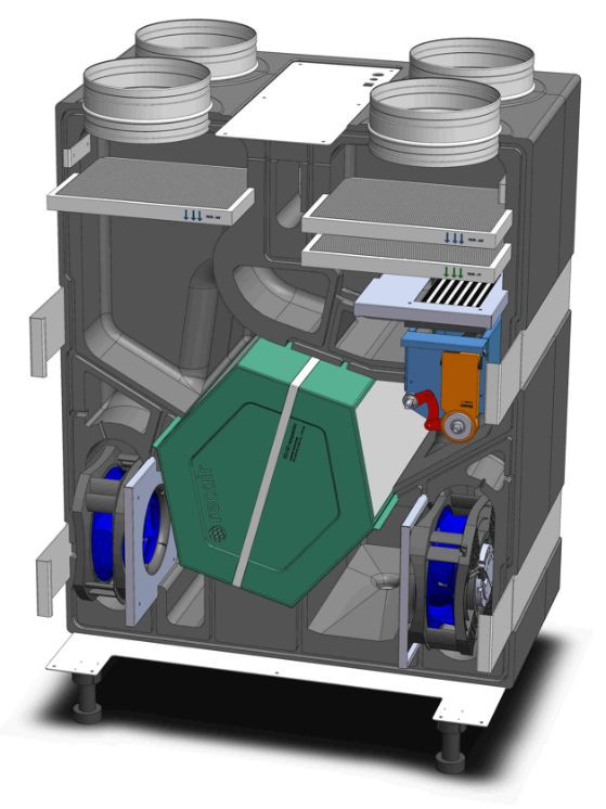 Jak zbudowany jest rekuperator AIR EXPERT 400 V/600V ?