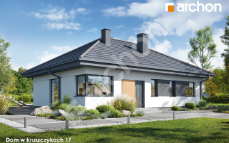 Funkcjonalna parterówka 100 m2 - idealny gotowy projekt domu dla rodziny!