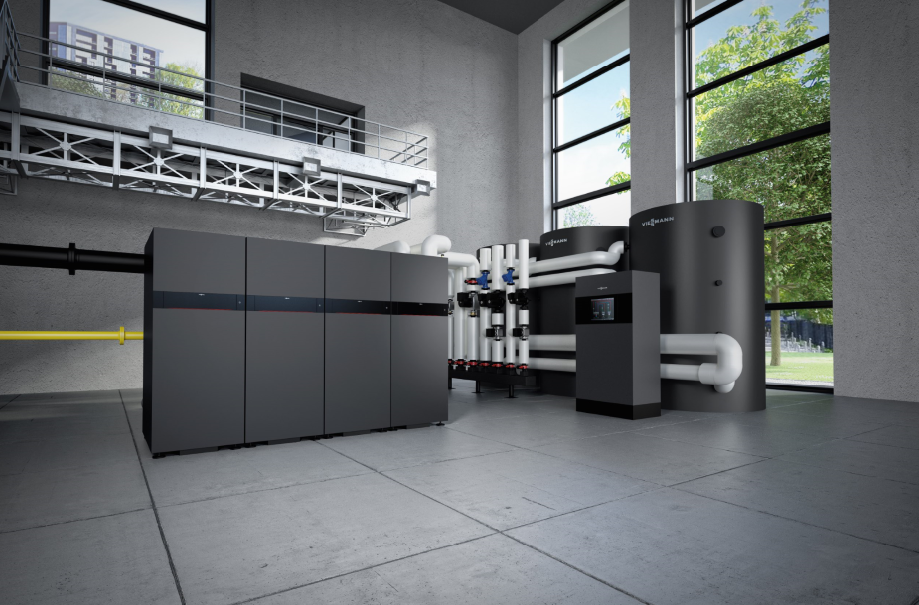 Vitocrossal 300 (typ CI3) jest wyjątkowo kompaktowy i wysokoefektywny.