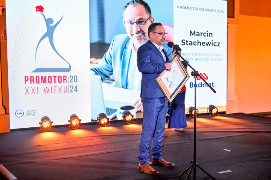 PROMOTOR XXI WIEKU 2024 Marcin Stachewicz, Dyrektor Zarządzający