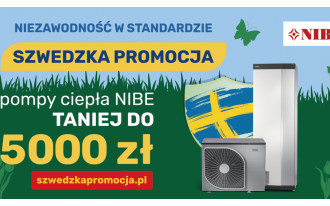 Szwedzka promocja na pompy ciepła od NIBE przedłużona do 15 lipca 2024 r.