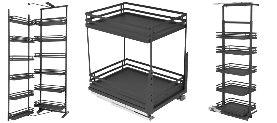 Kosze cargo (od lewej): MPTJ022C, kosz cargo mini i MPTJ012-F