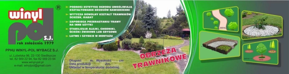 Obrzeża trawnikowe wykonane z taśmy dylatacyjnej to idealne rozwiązanie dla Ciebie! 