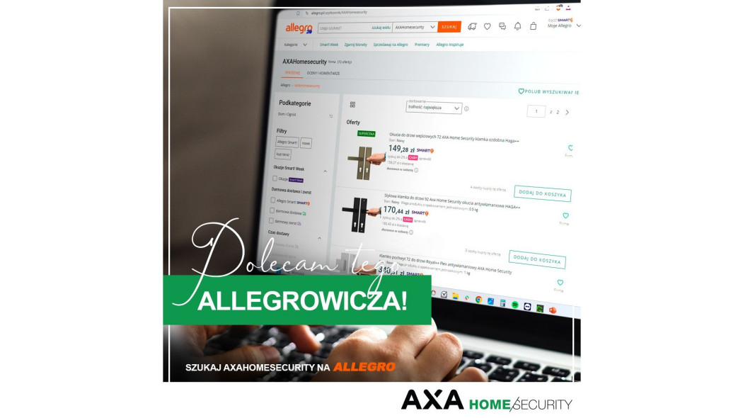 AXA Home Security otworzył sklep na Allegro!