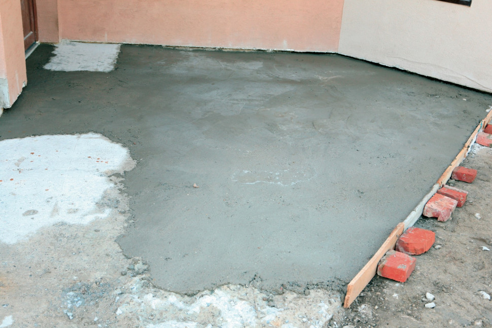 11. Tak wygląda wyrównany taras.