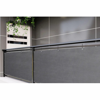 Decomat mata balkonowa 0,80×3,00 m grafitowa