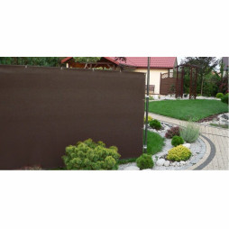 Decomat mata ogrodzeniowa 1,20×10,0 m brązowa