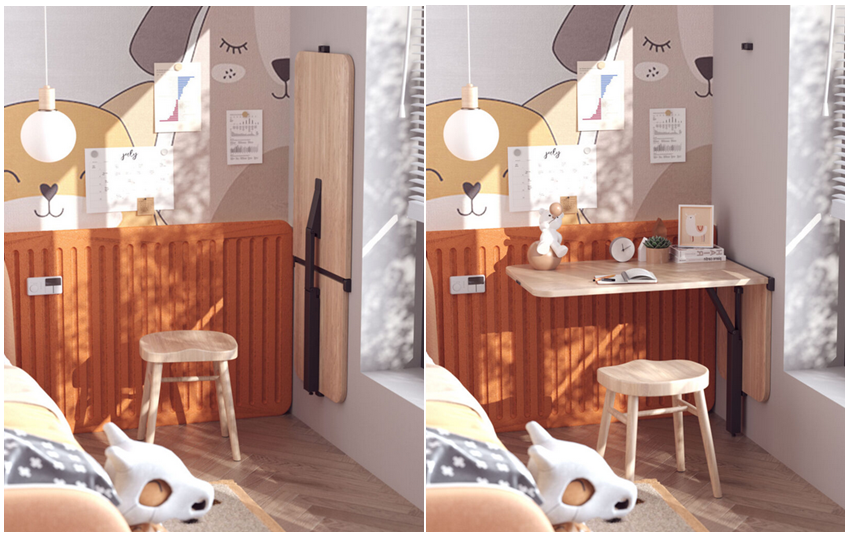 Stolik zapewnia stabilne i solidne podparcie, co gwarantuje bezpieczeństwo. 