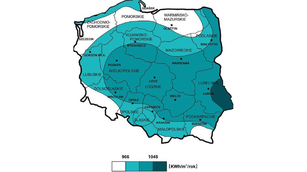 Czy region Polski i ukształtowanie terenu ma wpływ na sprawność kolektorów?