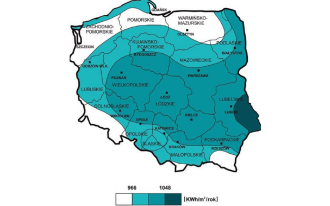 Czy region Polski i ukształtowanie terenu ma wpływ na sprawność kolektorów?