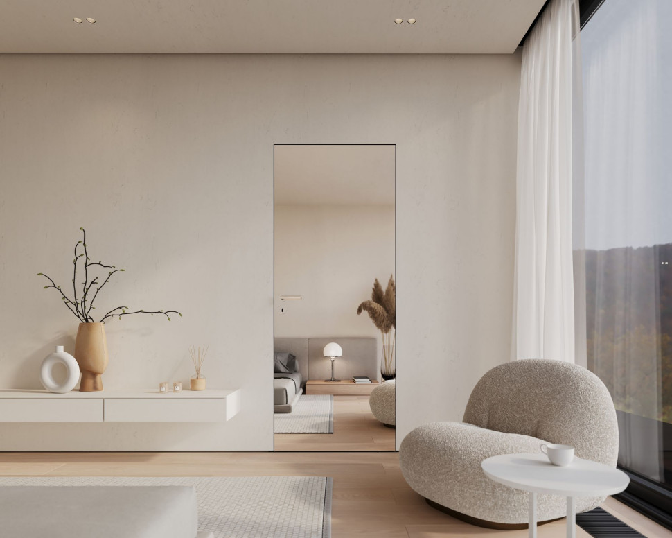 Eclisse - drzwi rozwierane ukryte