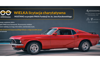 MUSTANG na projekt PAKA Inne Garowanie Fundacji im. Ks. Kaczkowskiego