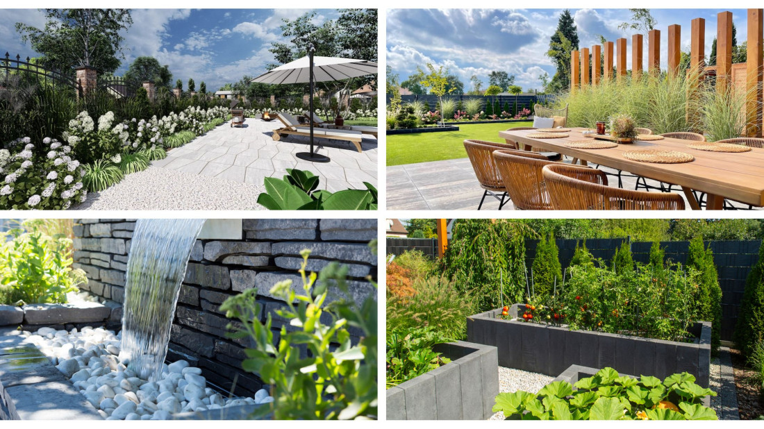 Przytulny kącik relaksu w ogrodzie - pomysły na aranżacje z betonem w tle