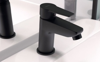 RITTO BLACK - bateria umywalkowa stojąca