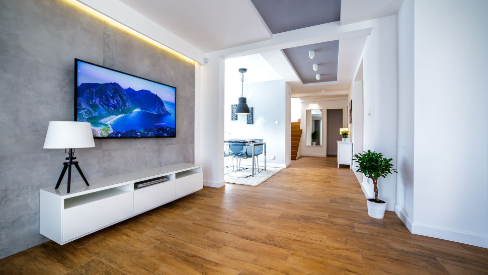 wnętrze dom drewniany