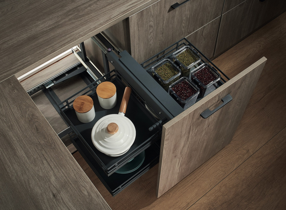 kosze narożne szafki w kuchni