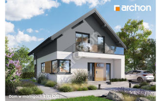 Energooszczędny i ekonomiczny w budowie dom na wąską działkę z kolekcji ARCHON+